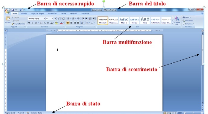 lezione 1 la finestra di word soluzioni informatiche di word